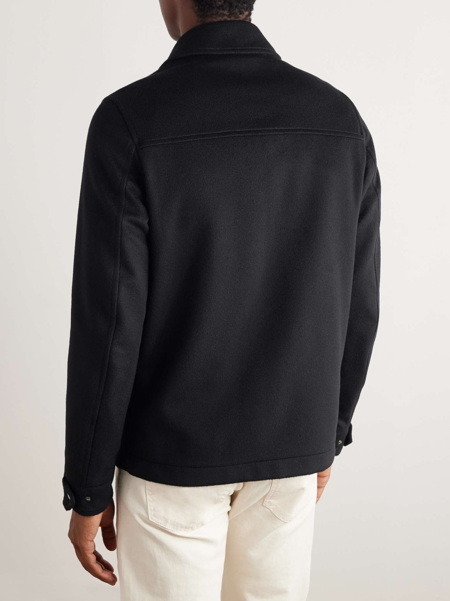 Wool and Cashmere-Blend Shirt Jacket - 4