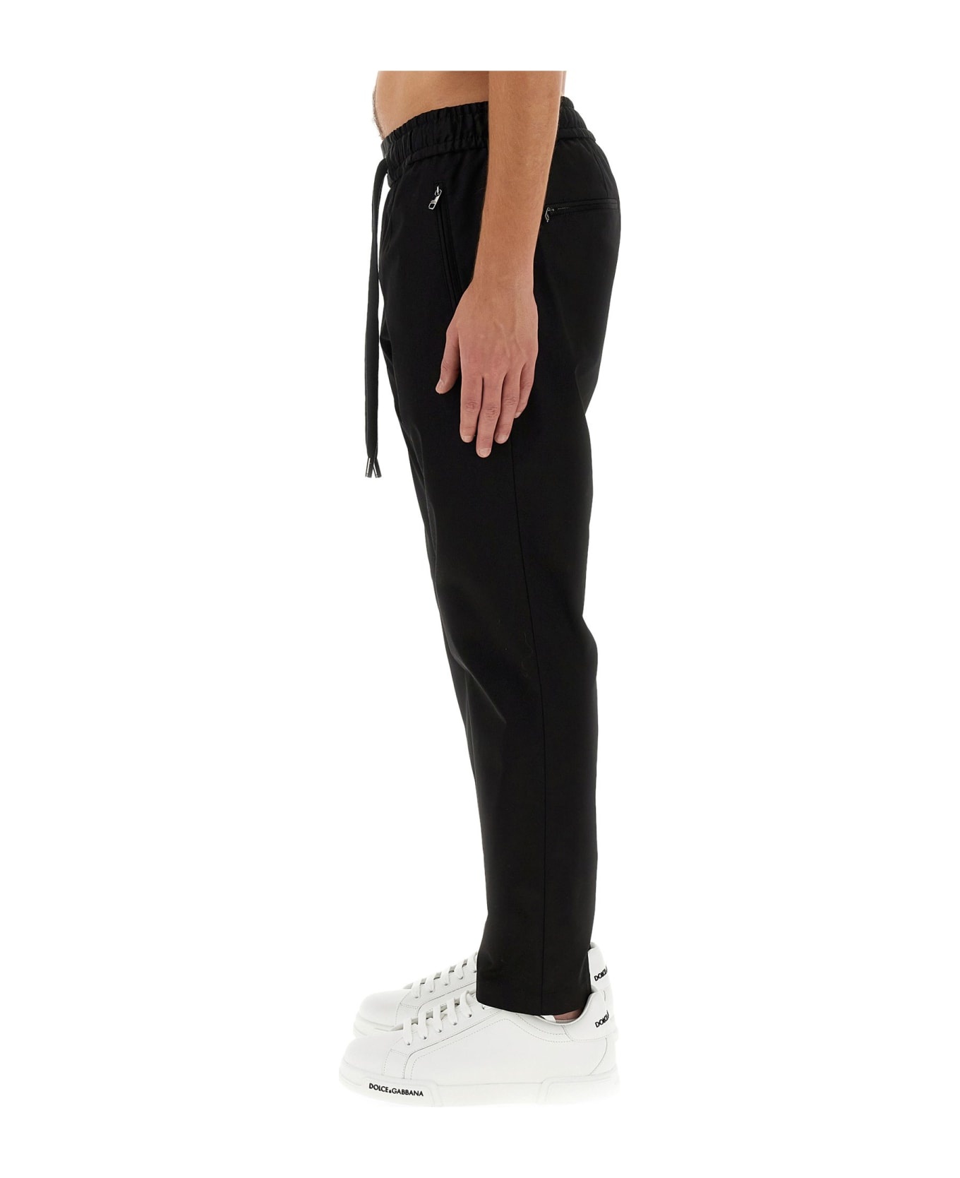 Jogging Pants With Plaque - 4