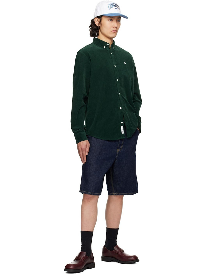 Carhartt Green Madison Fine Cord Shirt outlook