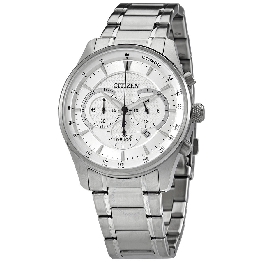Citizen - Citizen Chronograph Quartz Silver Dial Men's Watch AN8190-51A - 1