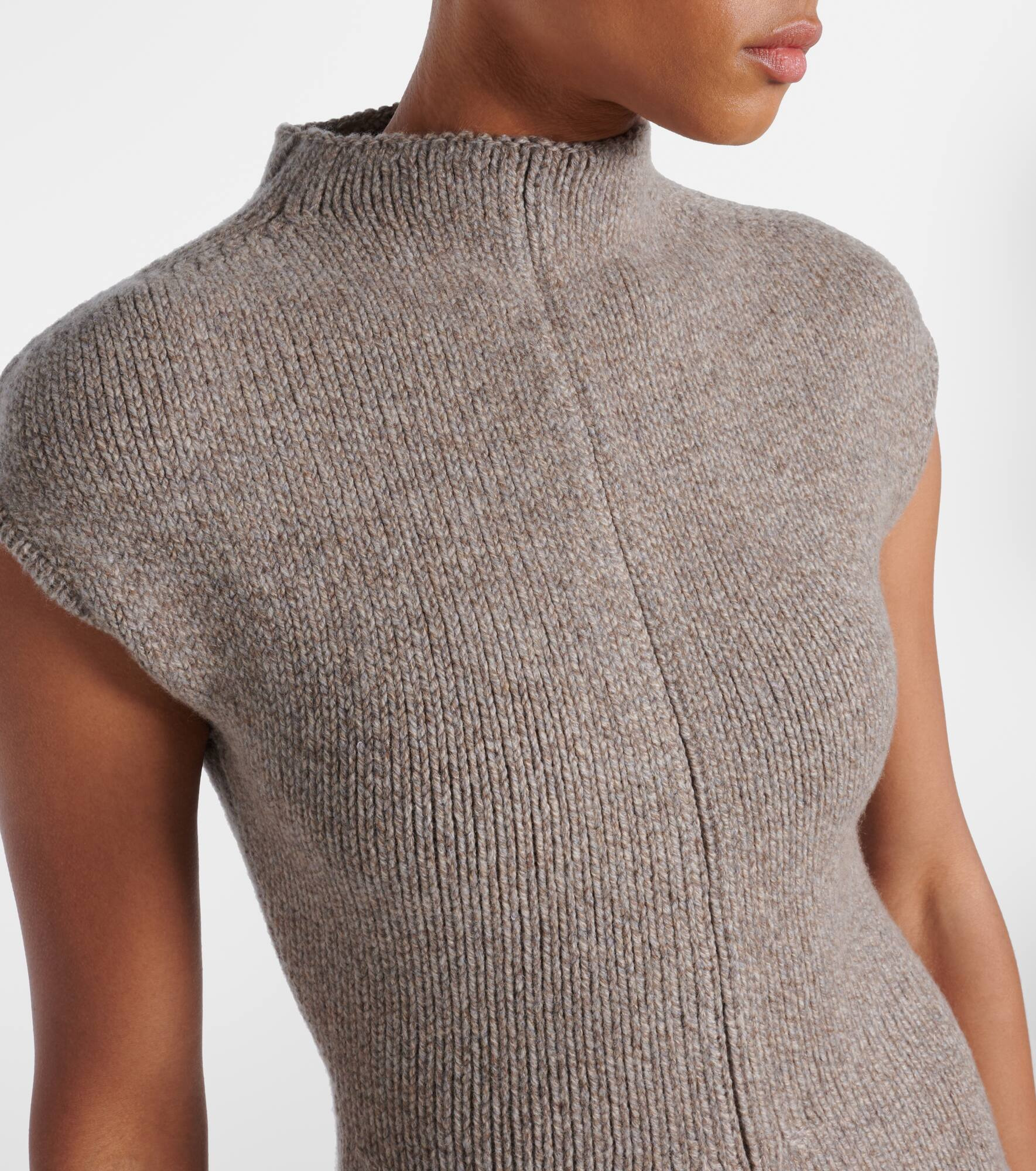 Cashmere-blend minidress - 4