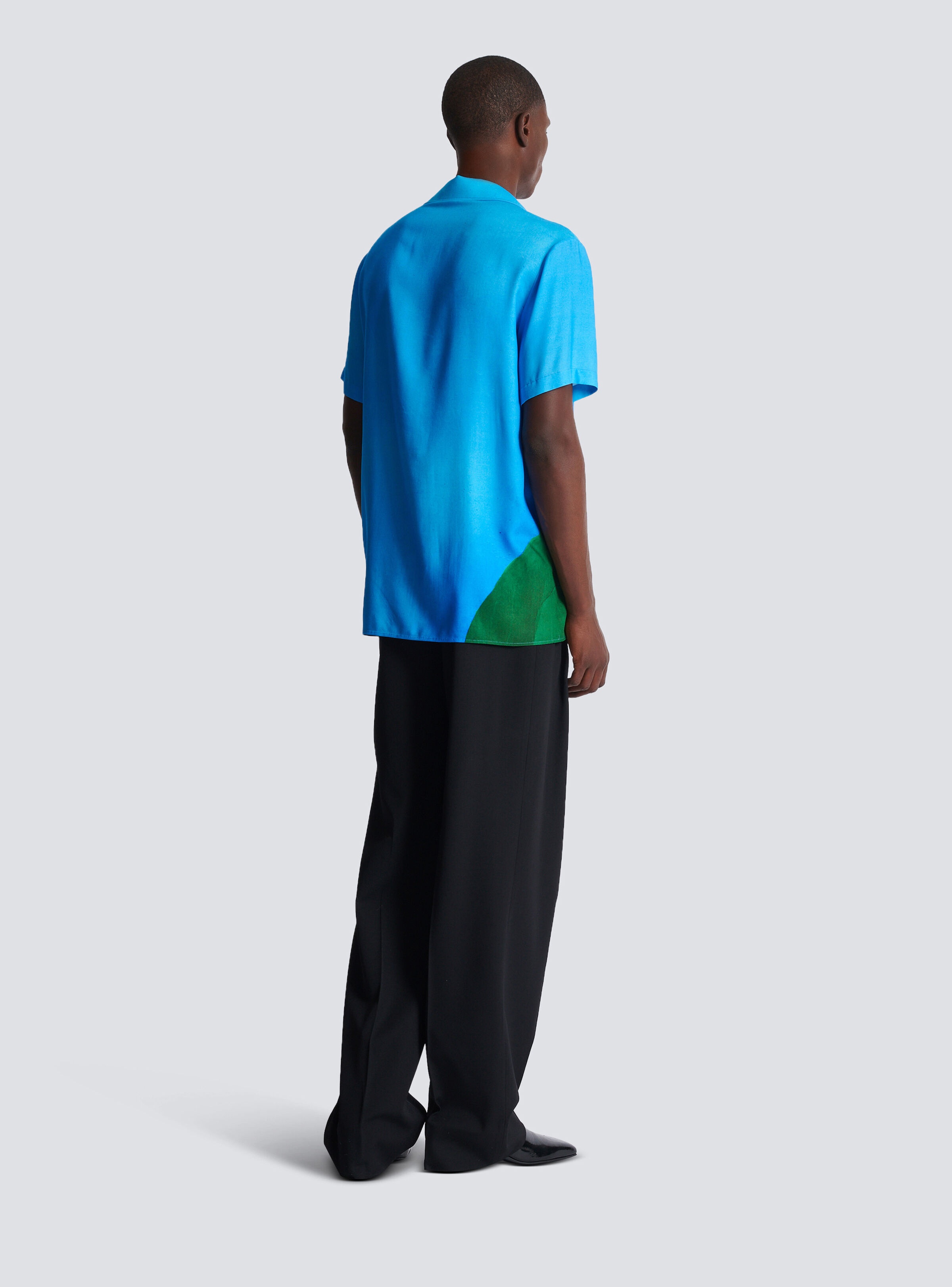 Twill pyjama shirt with Prince Gyasi print - 4