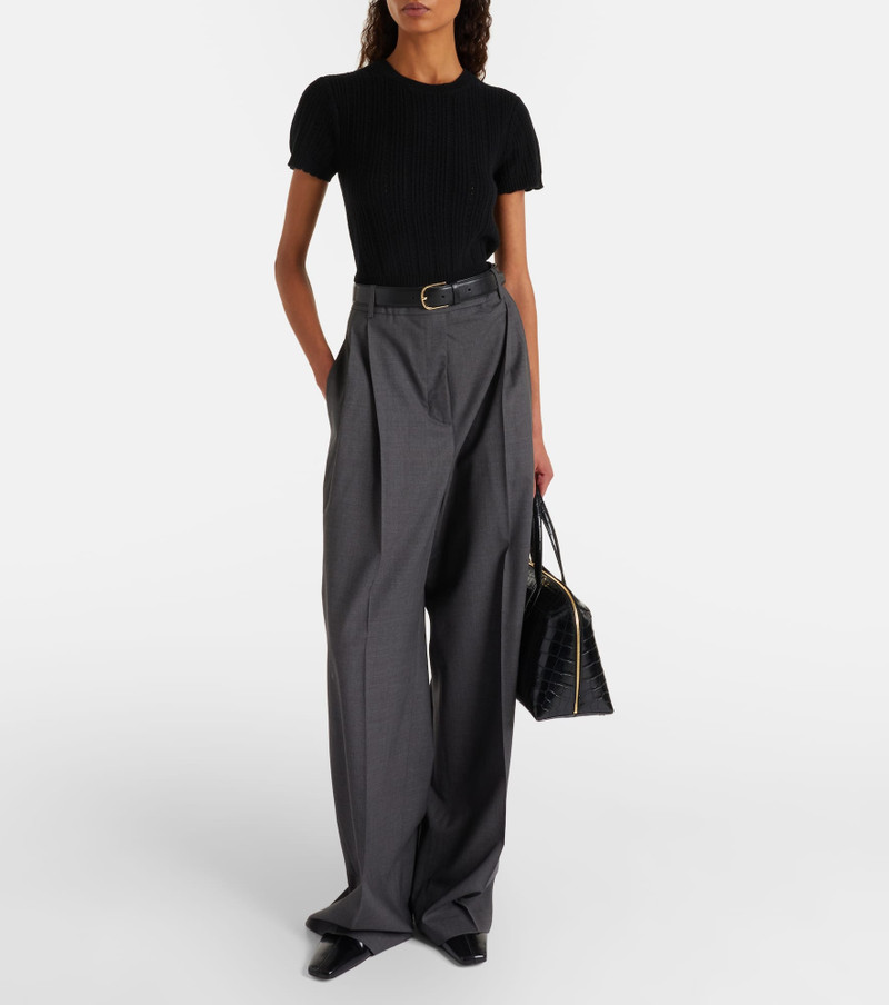 FRAME The Getaway cashmere crop top outlook
