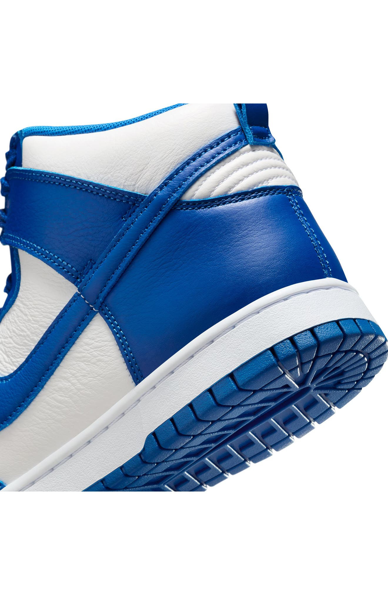Nike Dunk Hi Retro SE Basketball Sneaker in White/Team Royal at Nordstrom - 7
