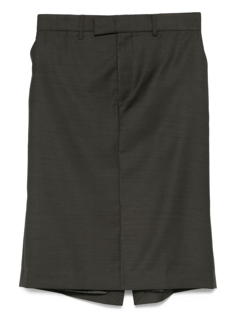 high-waisted panelled skirt - 1