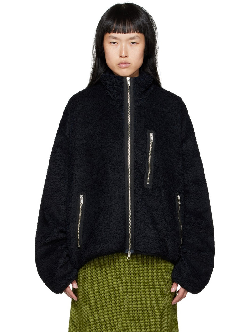 Navy Painted Jacket 1