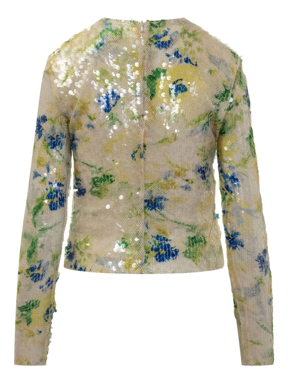 sequin-embellished blouse - 2