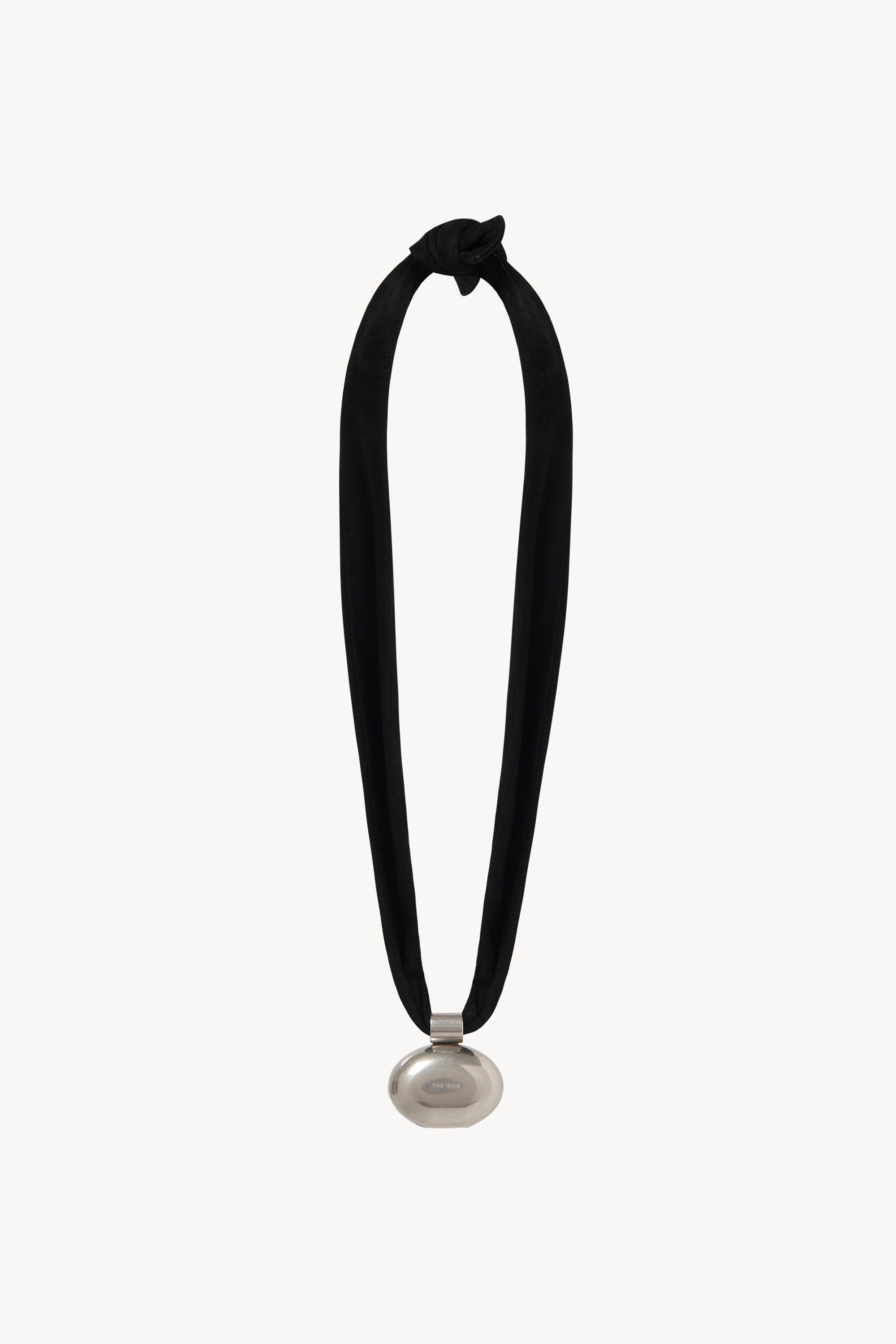 Pills Necklace in Brass and Suede - 1