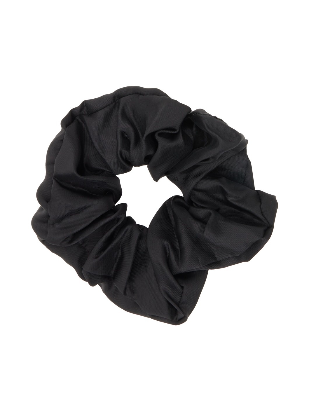 Black Satin Scrunchie - 2