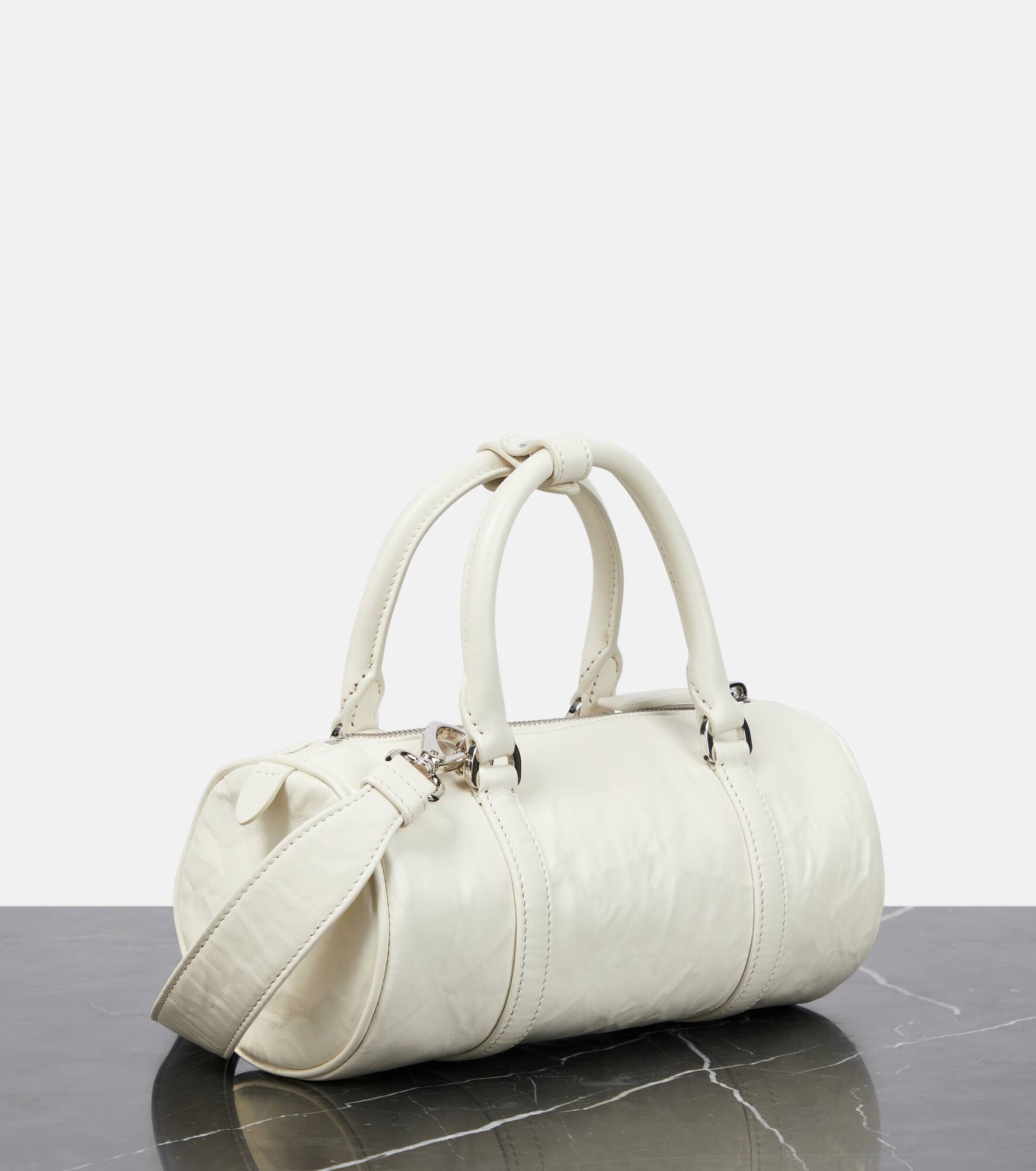 Mini leather tote bag - 4