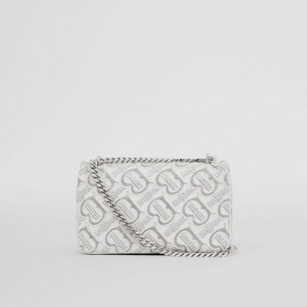 Sequinned Monogram Leather Small Lola Bag - 8