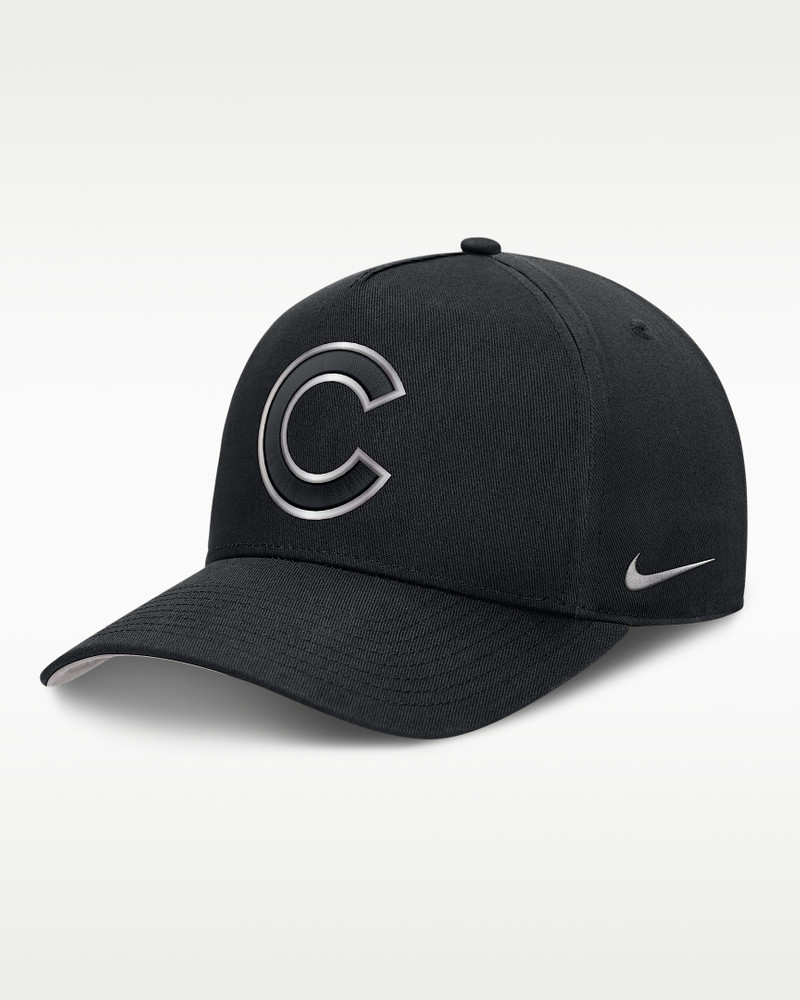 Chicago Cubs Rise Men's Nike Dri-FIT MLB A-Frame Trucker Adjustable Hat 1
