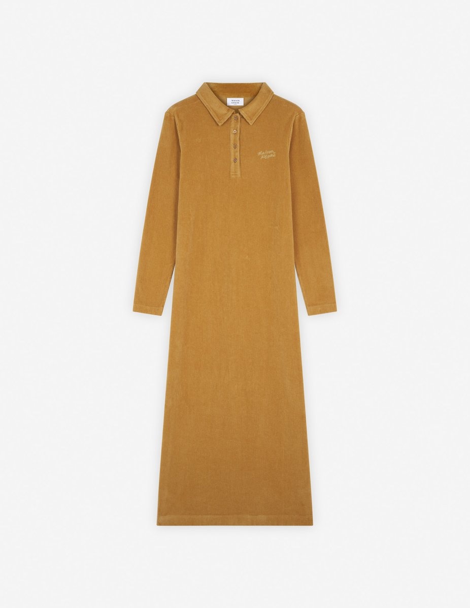 CORDUROY POLO DRESS - 1