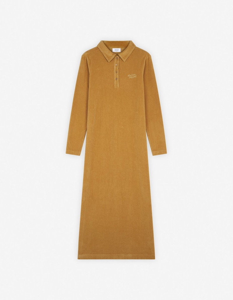 CORDUROY POLO DRESS 1