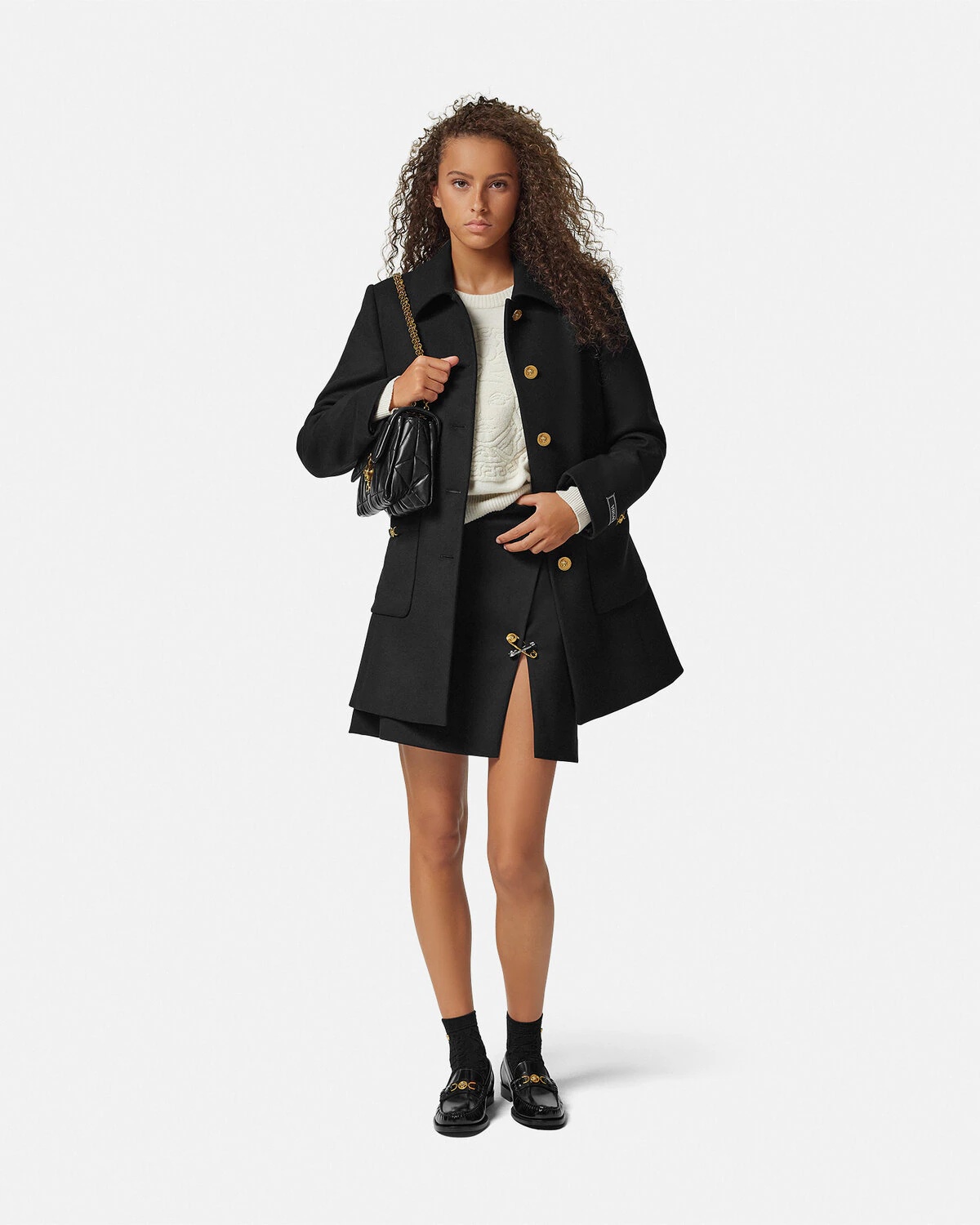 ミニスカート Versace Sfety Pn Mni Ld52 VERSACE SFETY PN MNI LD52 | cruisefashion | REVERSIBLE