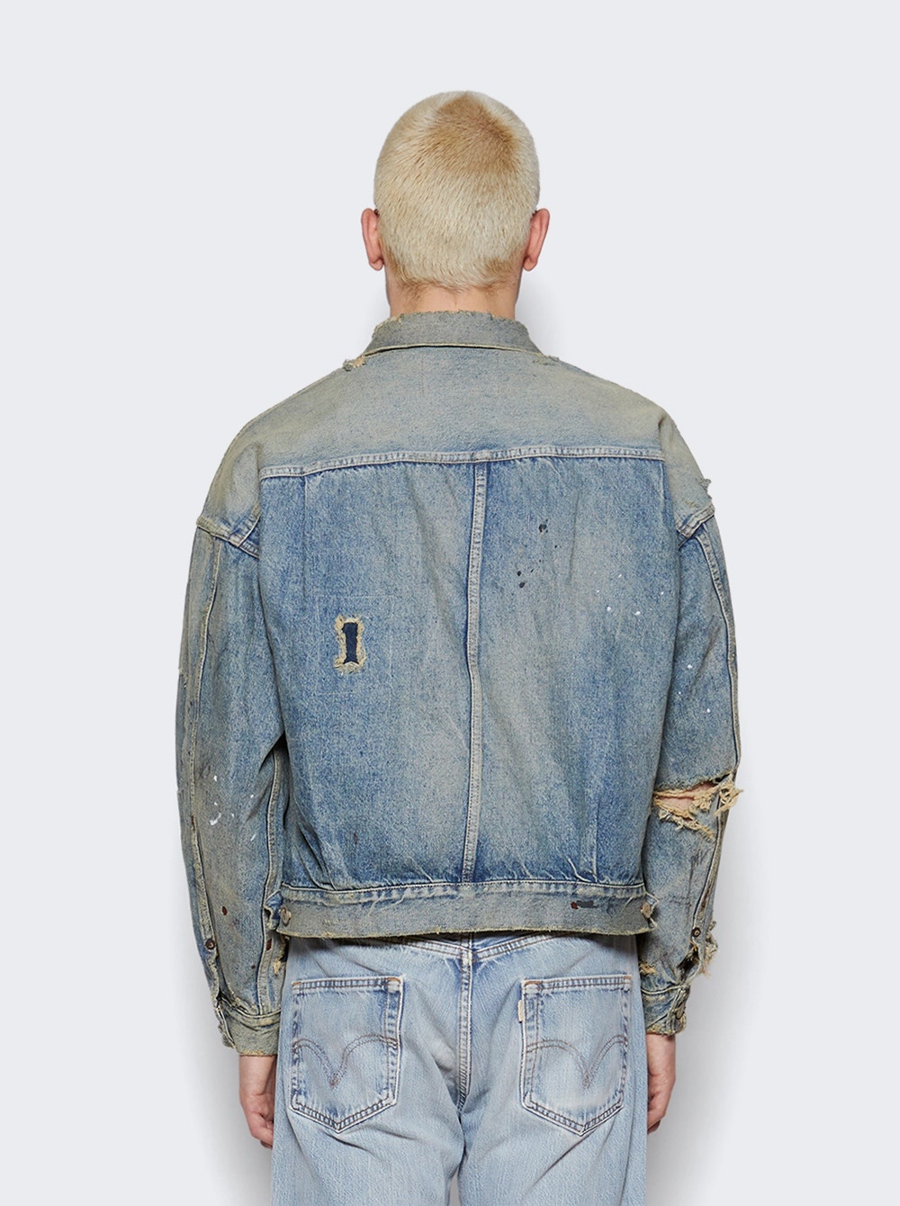 SAINT M×××××× BJ Denim Jacket Blue | thewebster | REVERSIBLE