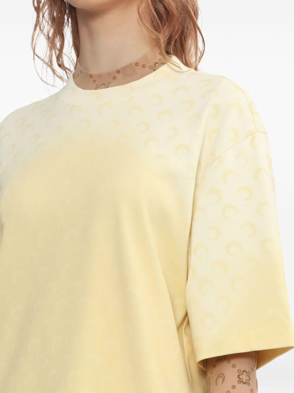 moon-print T-shirt - 5