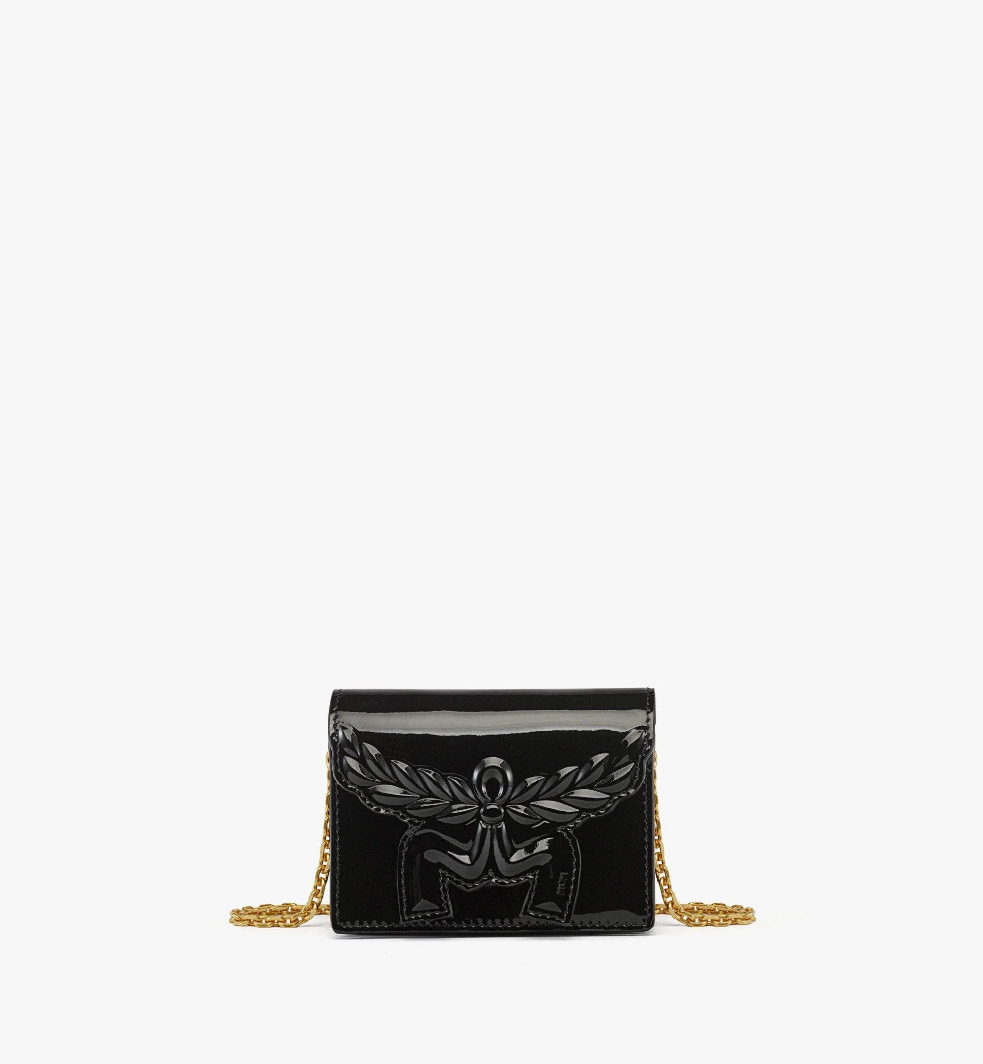 Himmel Laurel Chain Wallet in Patent Leather - 1