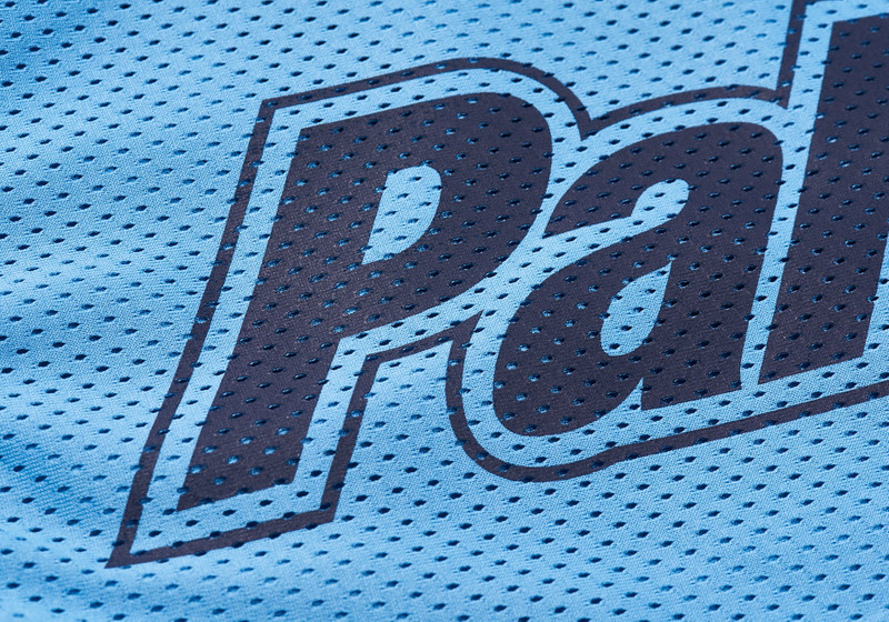 LOWERCASE FONT SHORTS LIGHT BLUE 3