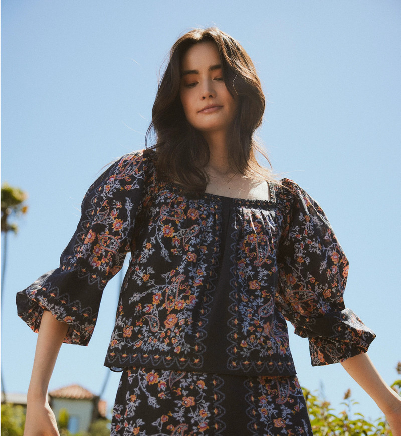 LUCILLE BLOUSE | DARK LA RAMOS 1