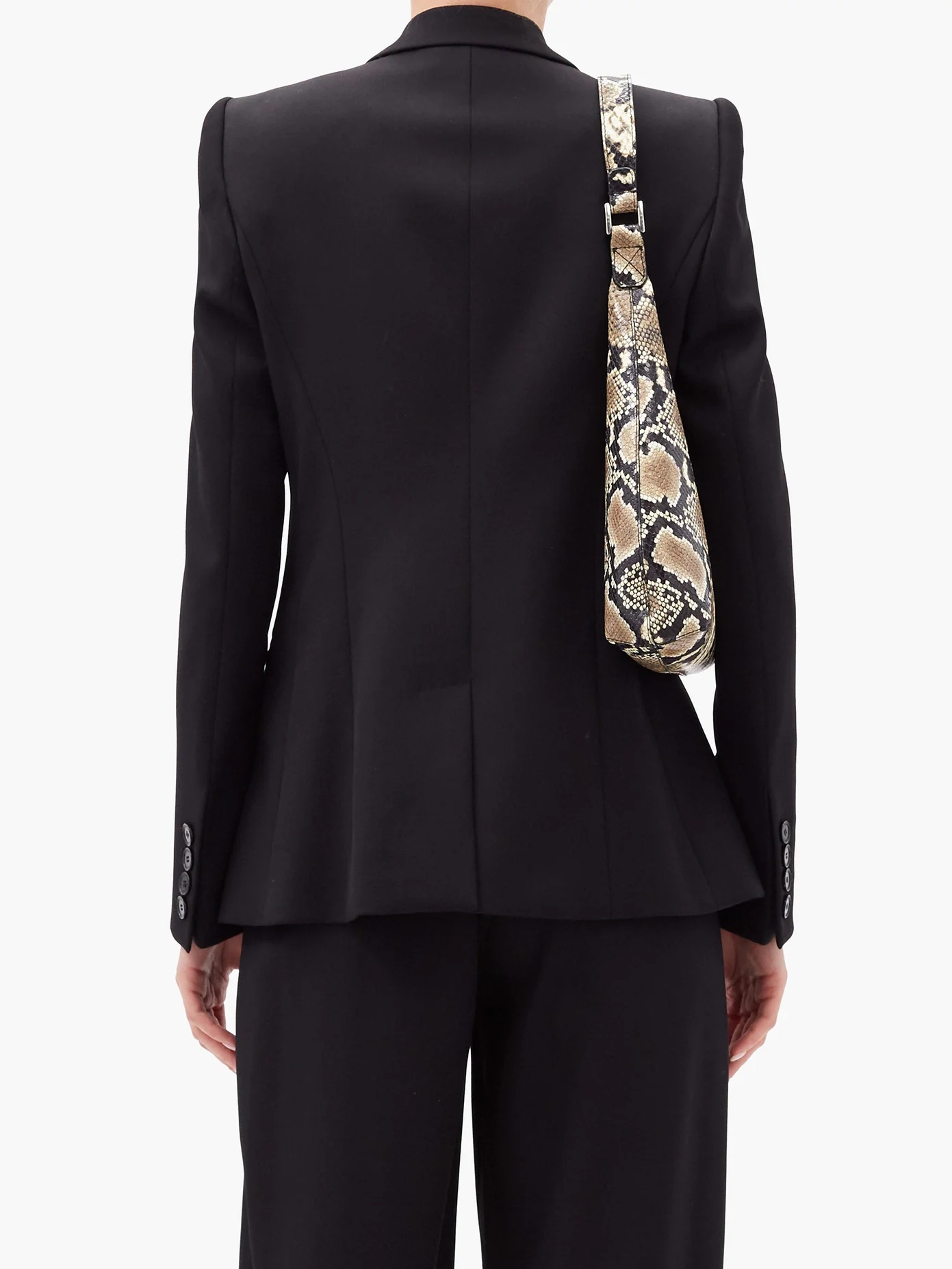 Callie double-breasted wool blazer - 5