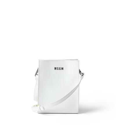 MSGM Mini tote bag with micro-logo outlook