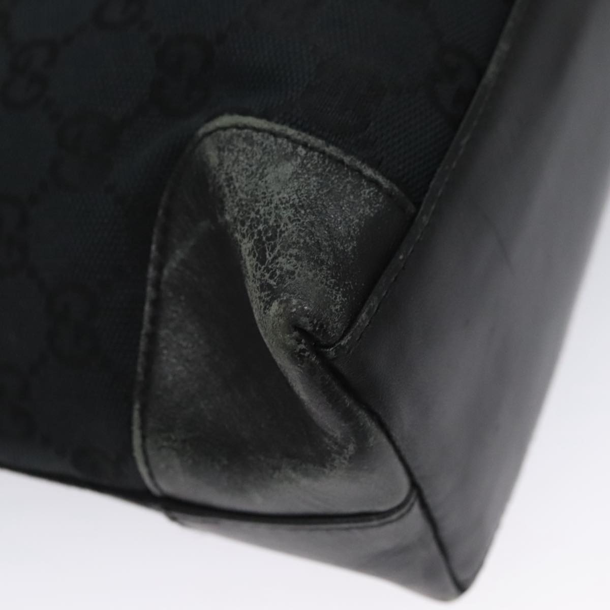 GUCCI GG Canvas Hand Bag Black - 13