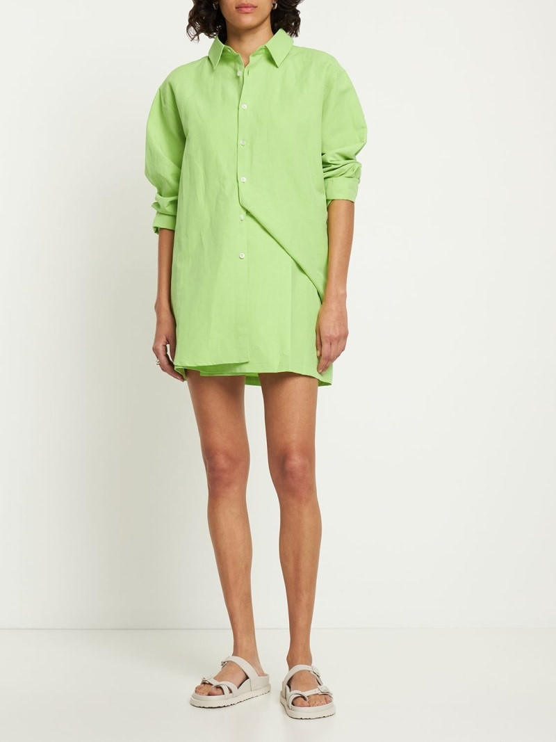 Lido Linen & cotton long sleeve shirt outlook