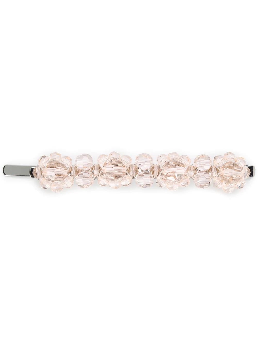 floral beaded hair slide - 1