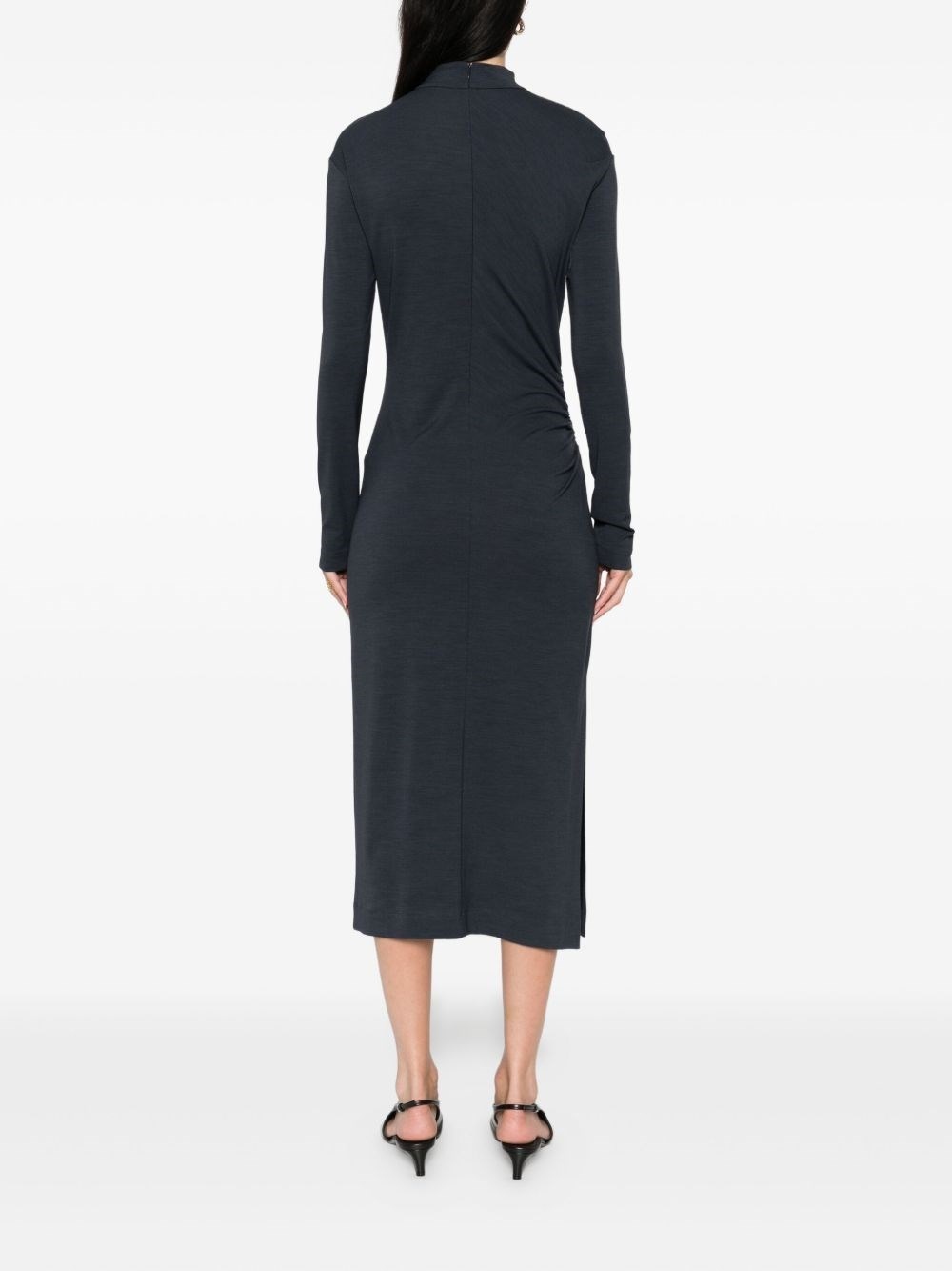 Wool blend midi dress - 5