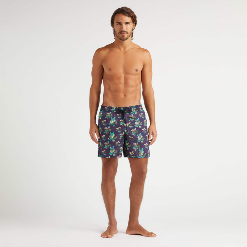 Vilebrequin Men Swim Trunks Landscape Turtles outlook