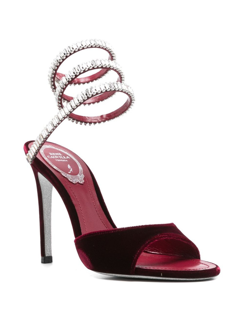 RENE CAOVILLA 105mm Cleo Spark sandals outlook