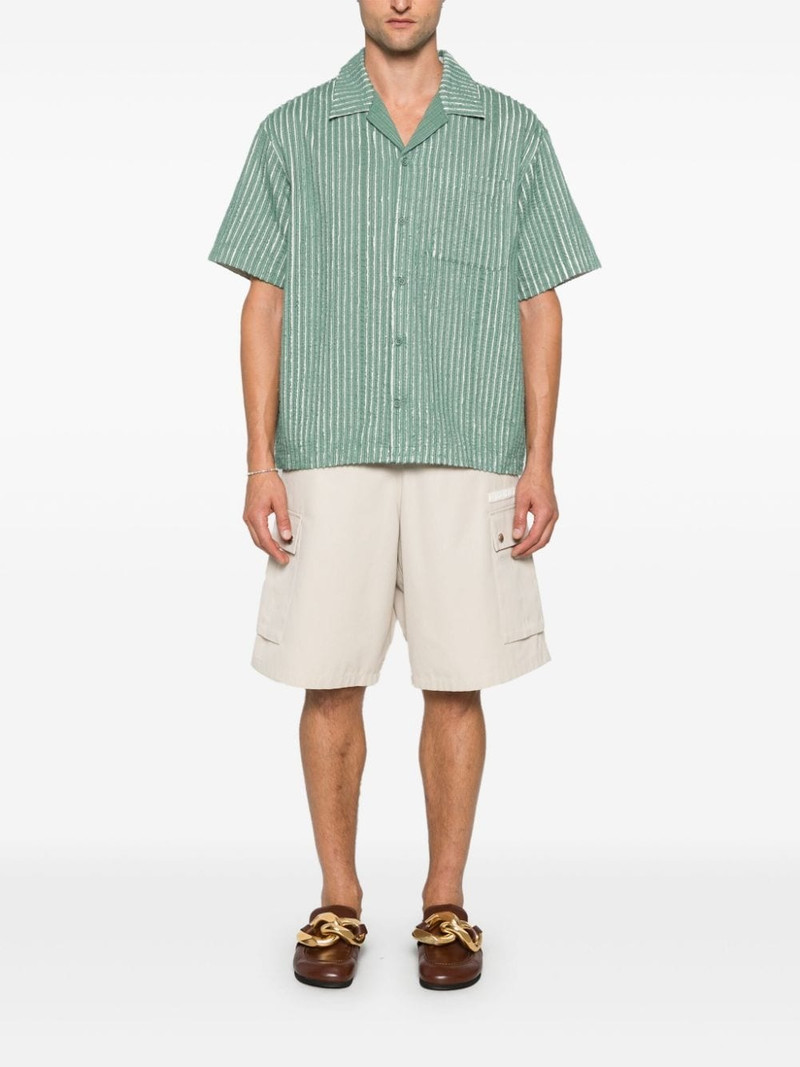 Craig Green hand-frayed striped shirt outlook