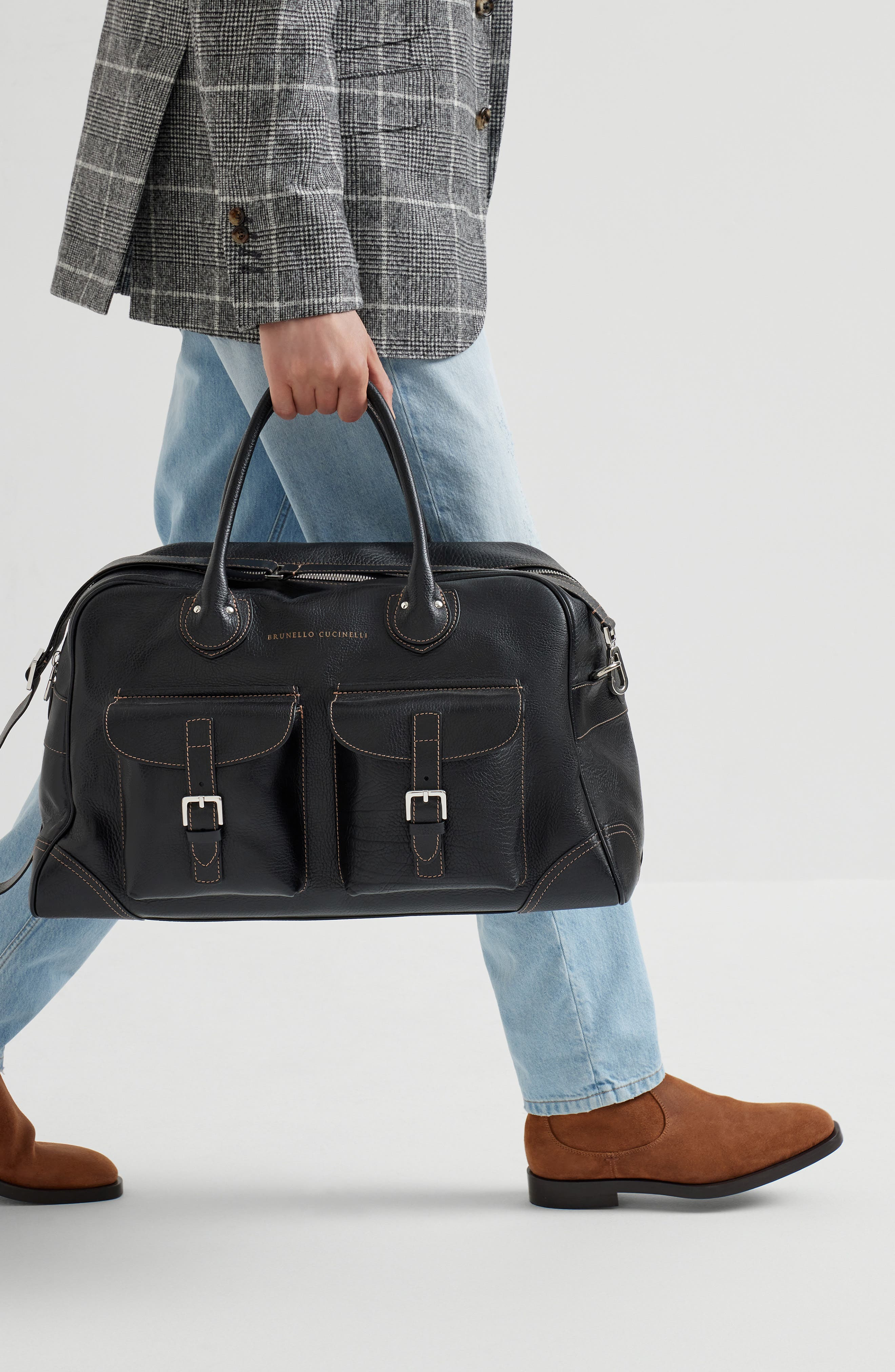 Brunello Cucinelli Weekender bag in Black at Nordstrom - 5