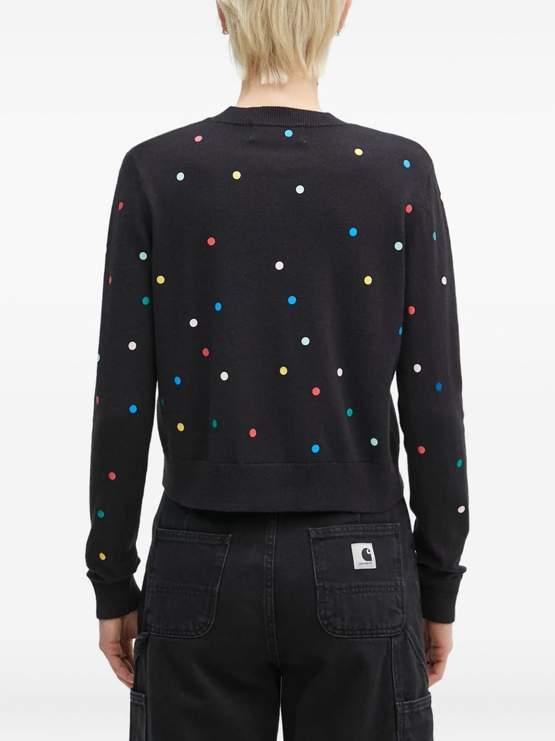 polka-dot button cardigan 4