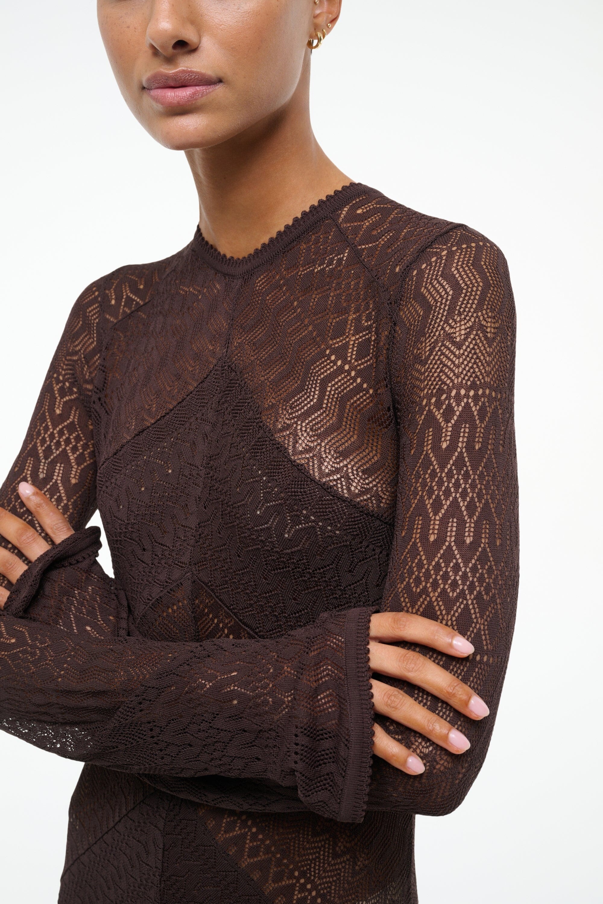 STAUD VERA DRESS EARTH - 2