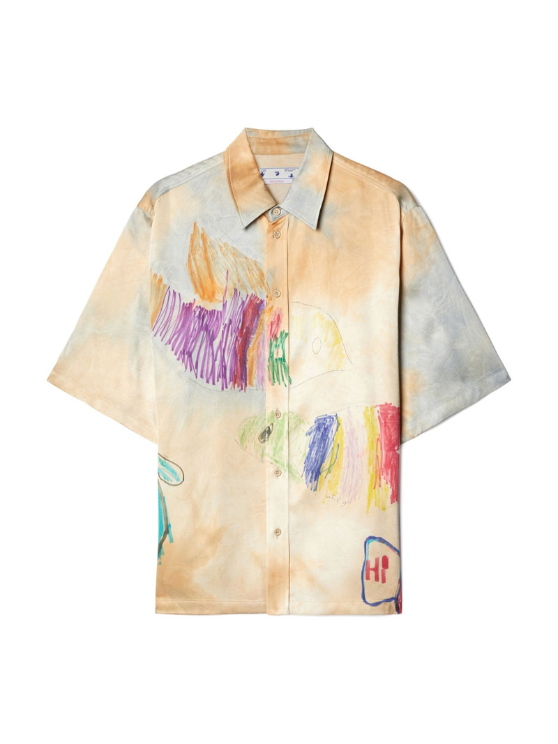 Cartoon Satin S/s Shirt - 1
