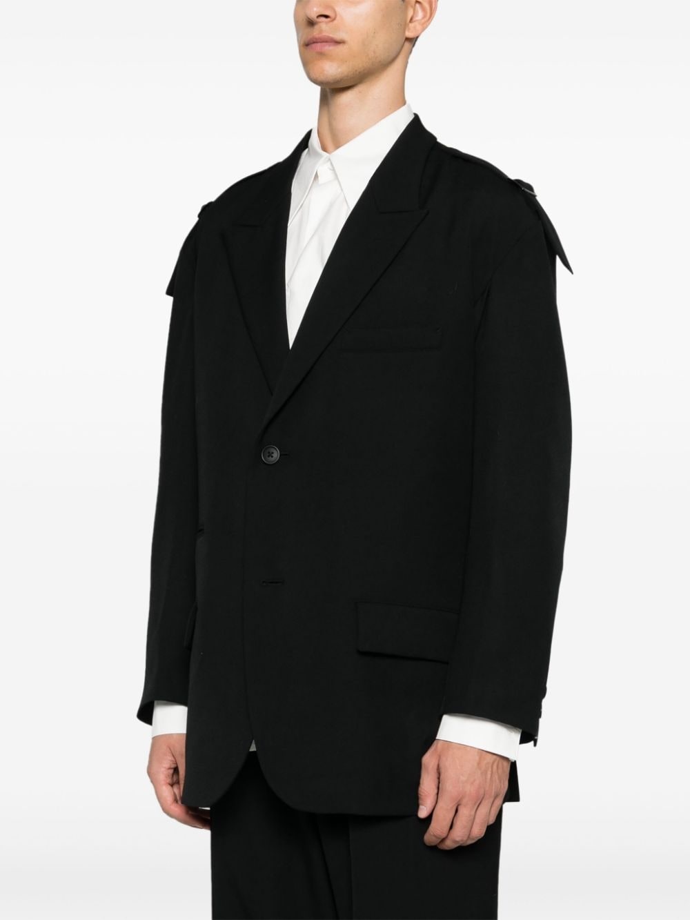 wool blazer - 3