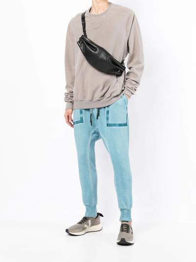 Isaac Sellam drop-crotch organic-cotton track pants outlook