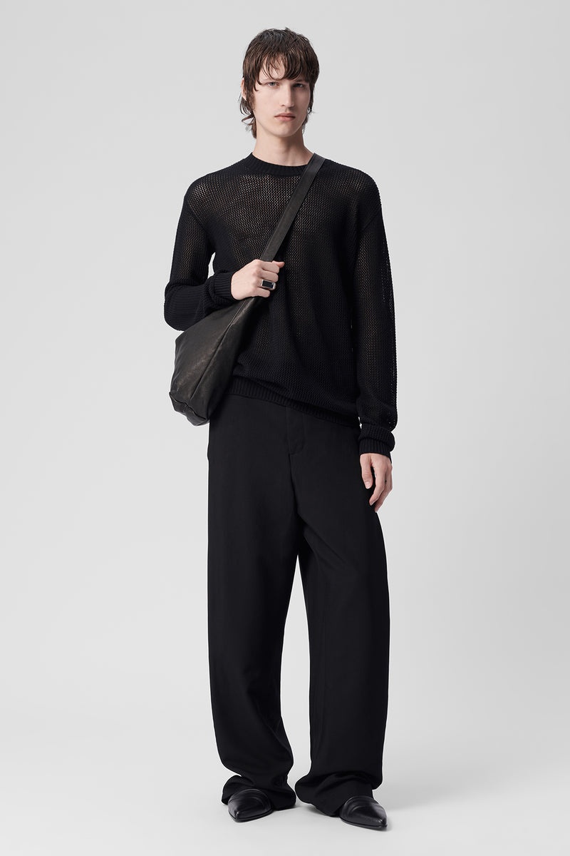 Manus Cotton Crochet Knit Sweater - 4