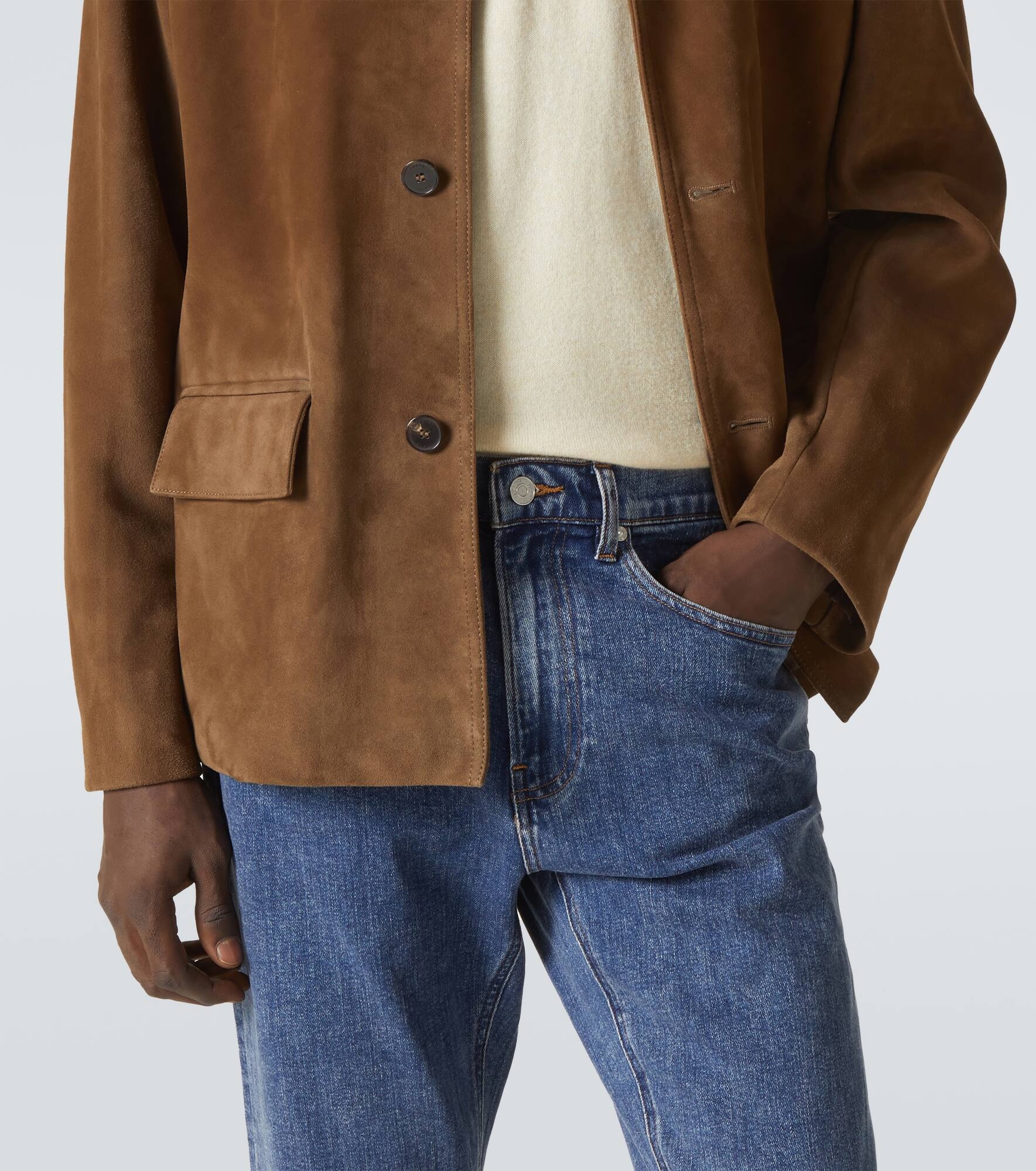 High-rise straight jeans - 5