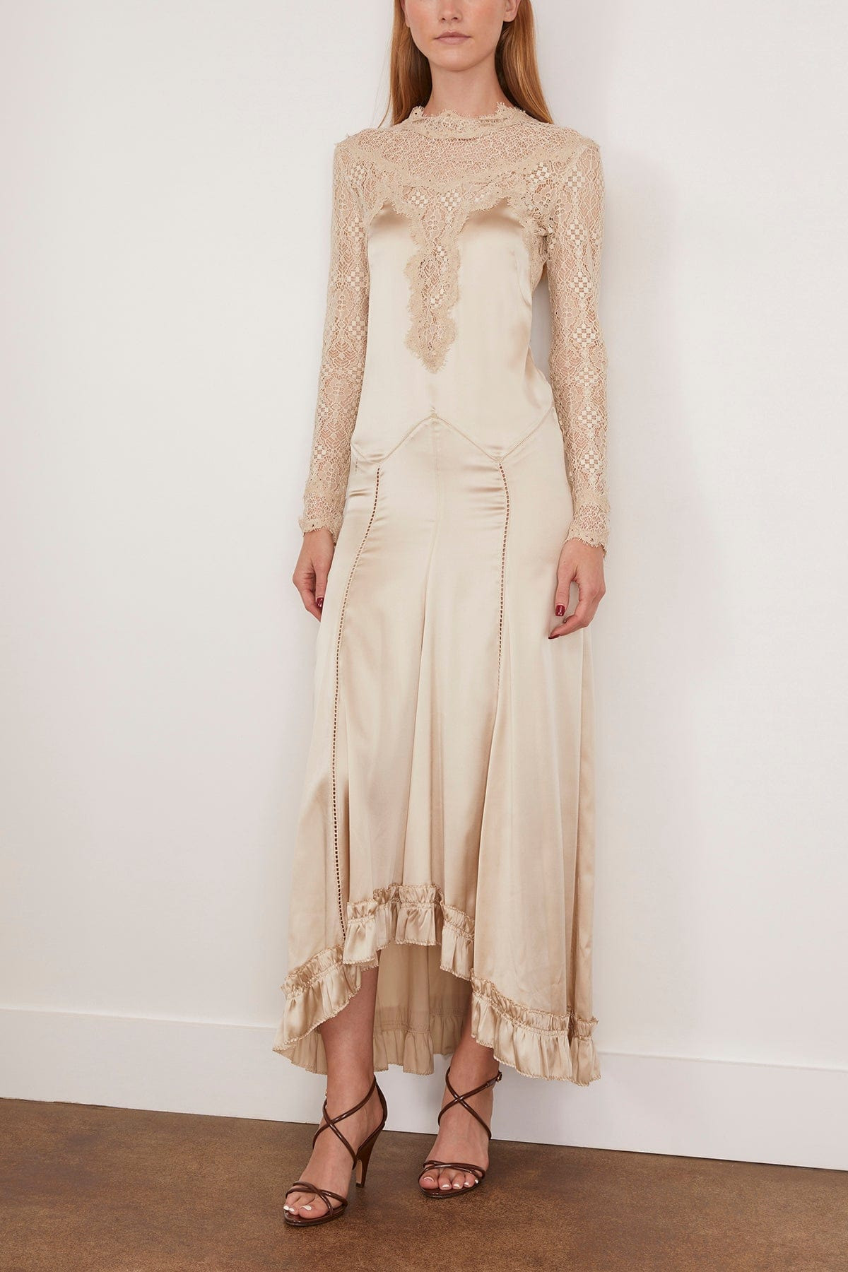 Dolores Dress in Champagne - 3