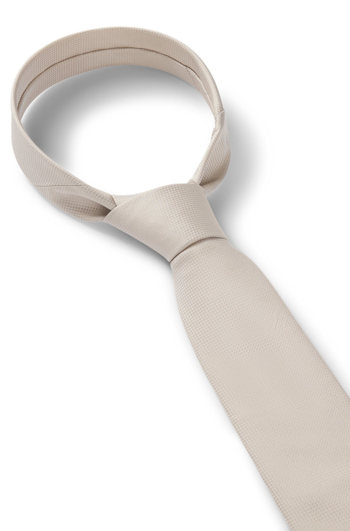 MICRO-PATTERN JACQUARD TIE WITH SILK - 6