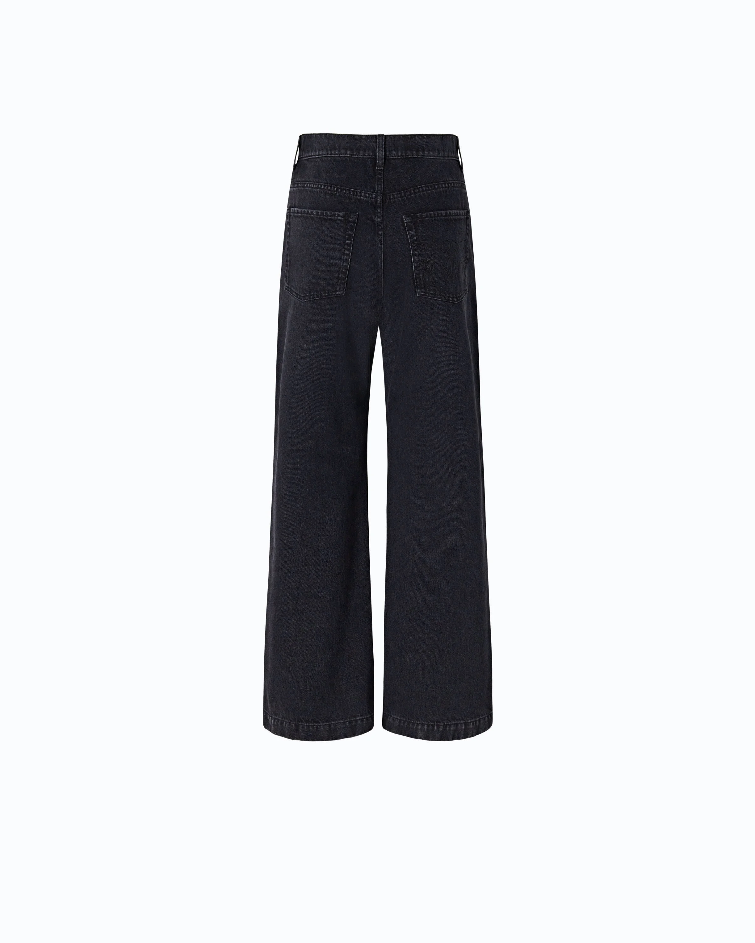 WIDE-LEG JEANS WITH TWO WAYS TO WEAR - 1