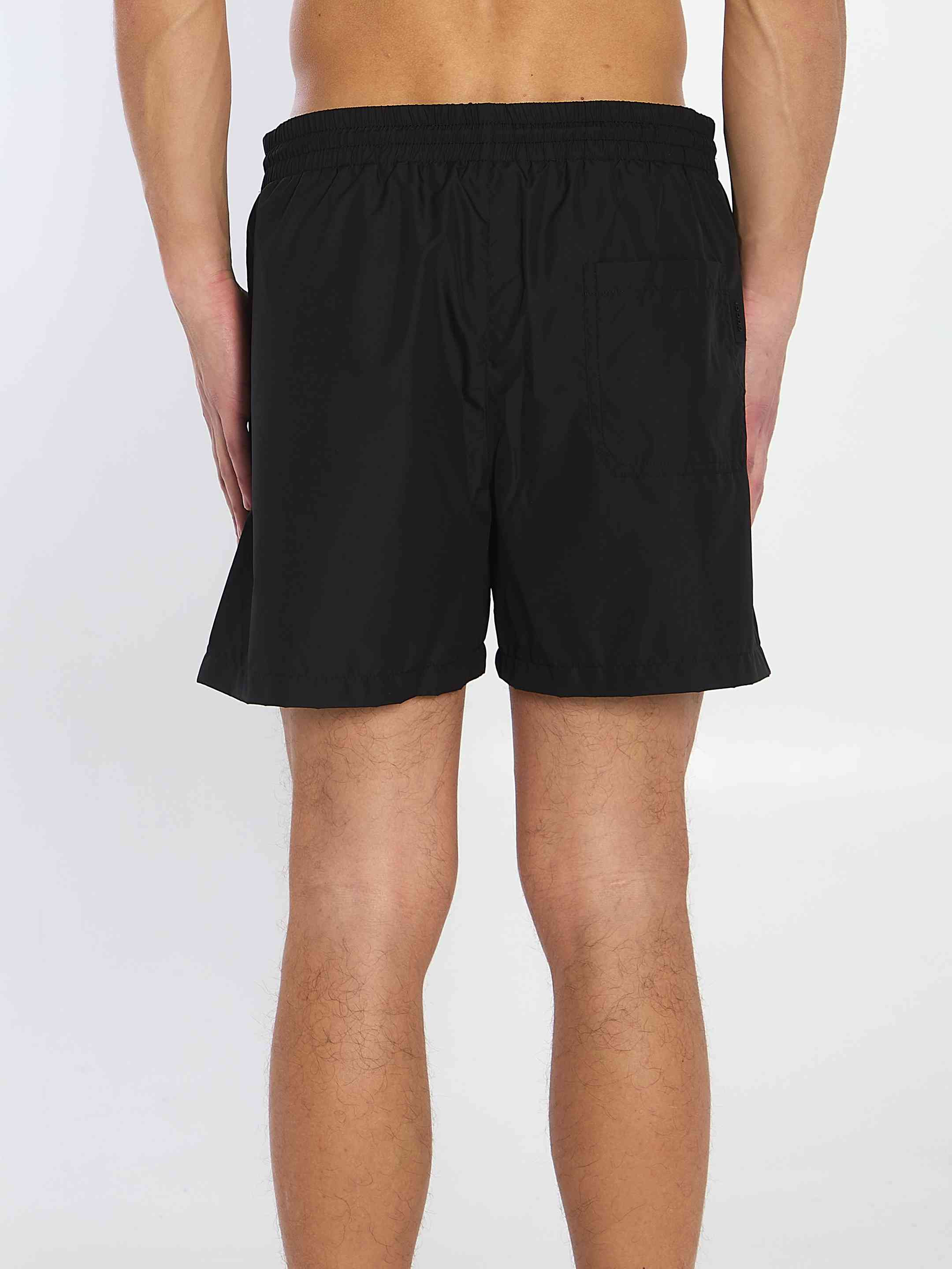 Gucci Men Swimsuit In Technical Poplin - 4