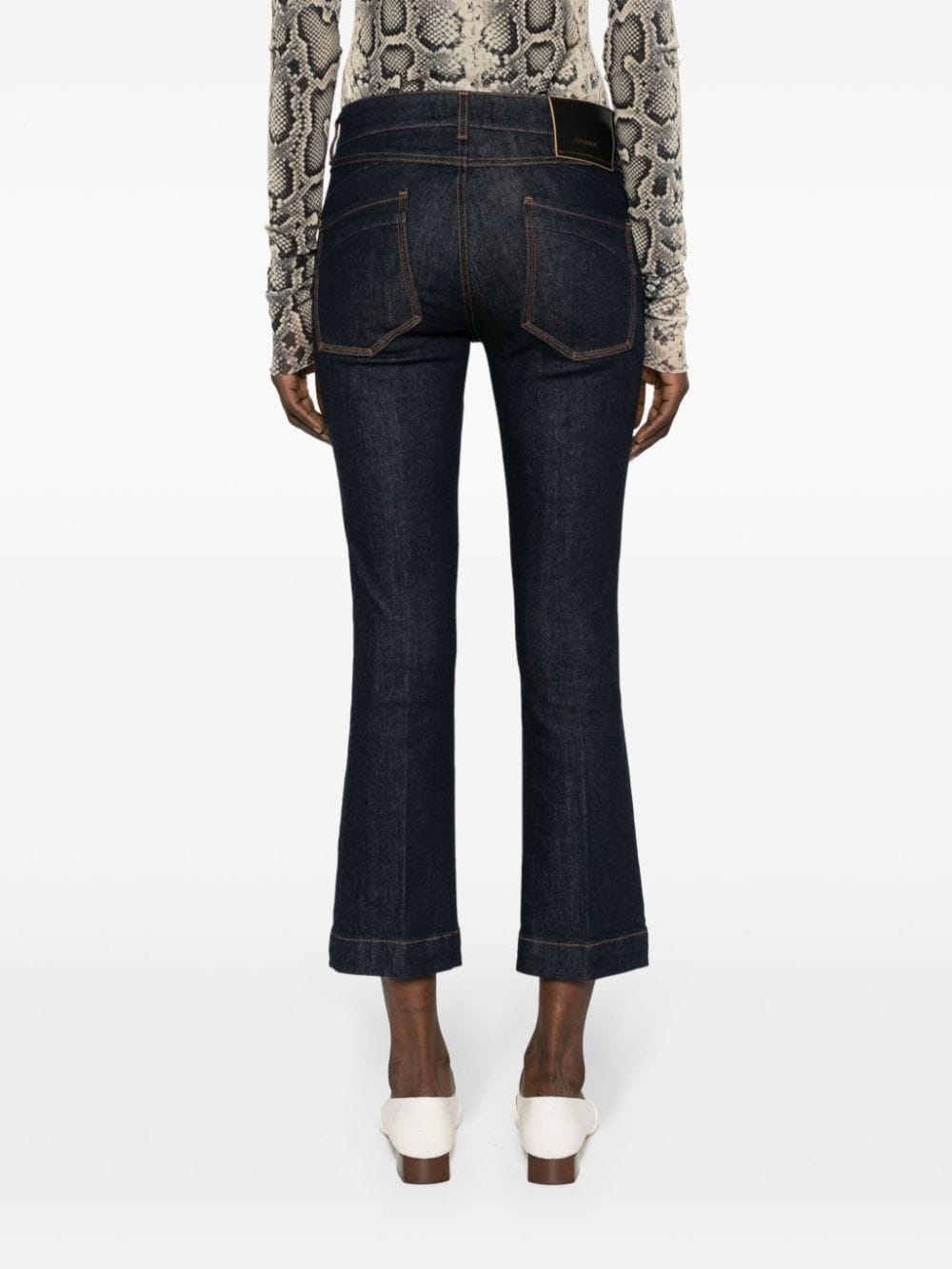 Record low-rise cropped jeans - 4
