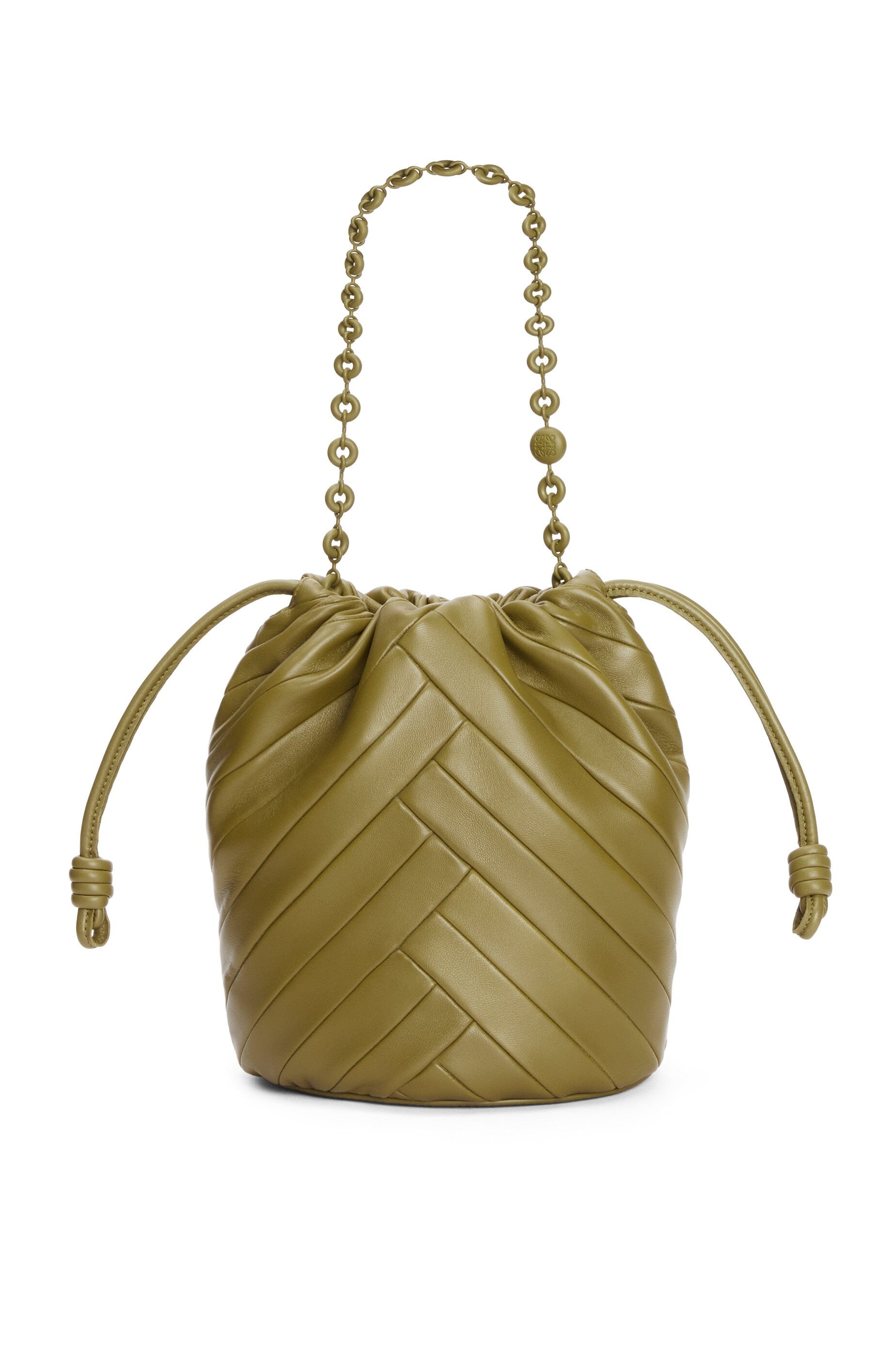 Flamenco Purse Bucket bag in mellow nappa lambskin - 7