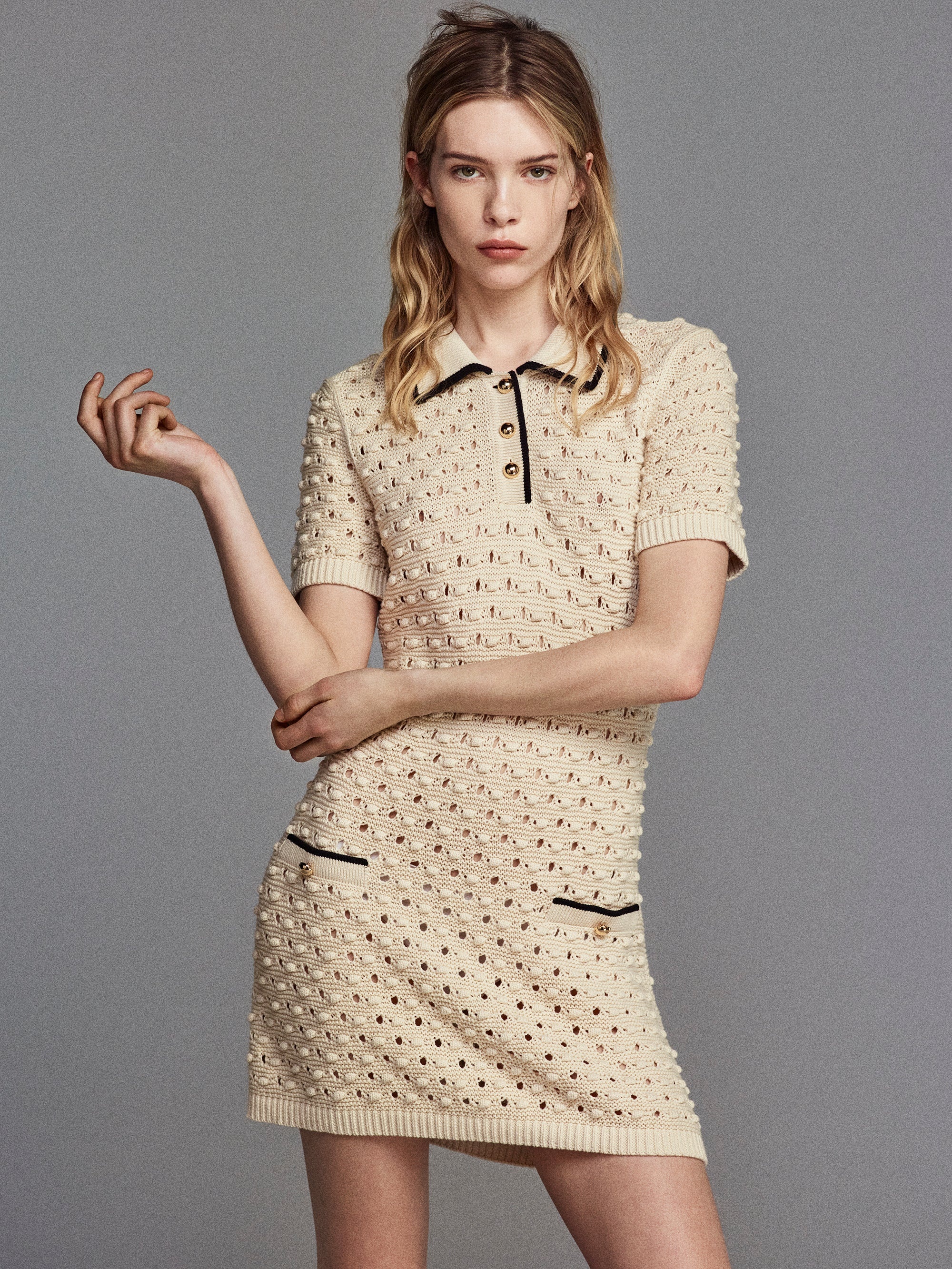 The Bauble Dress in Cream - 2