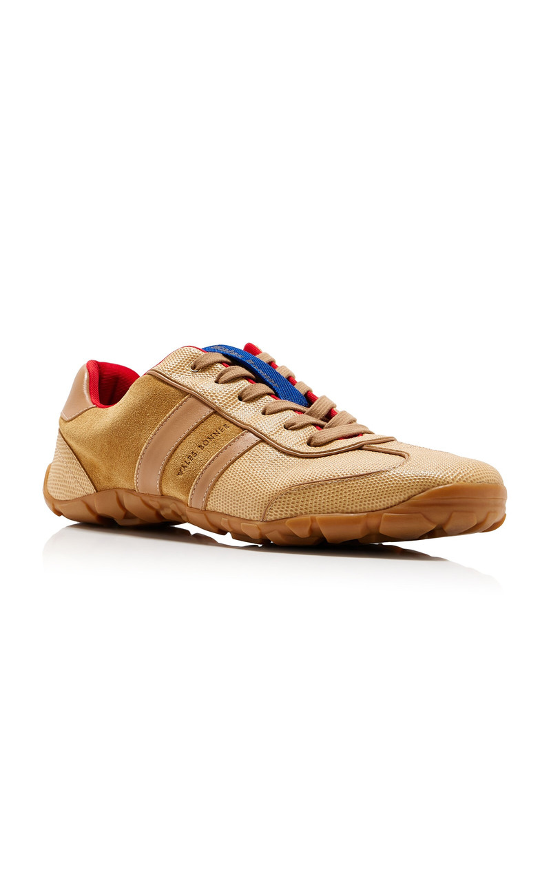 WALES BONNER Leather Sneakers tan outlook