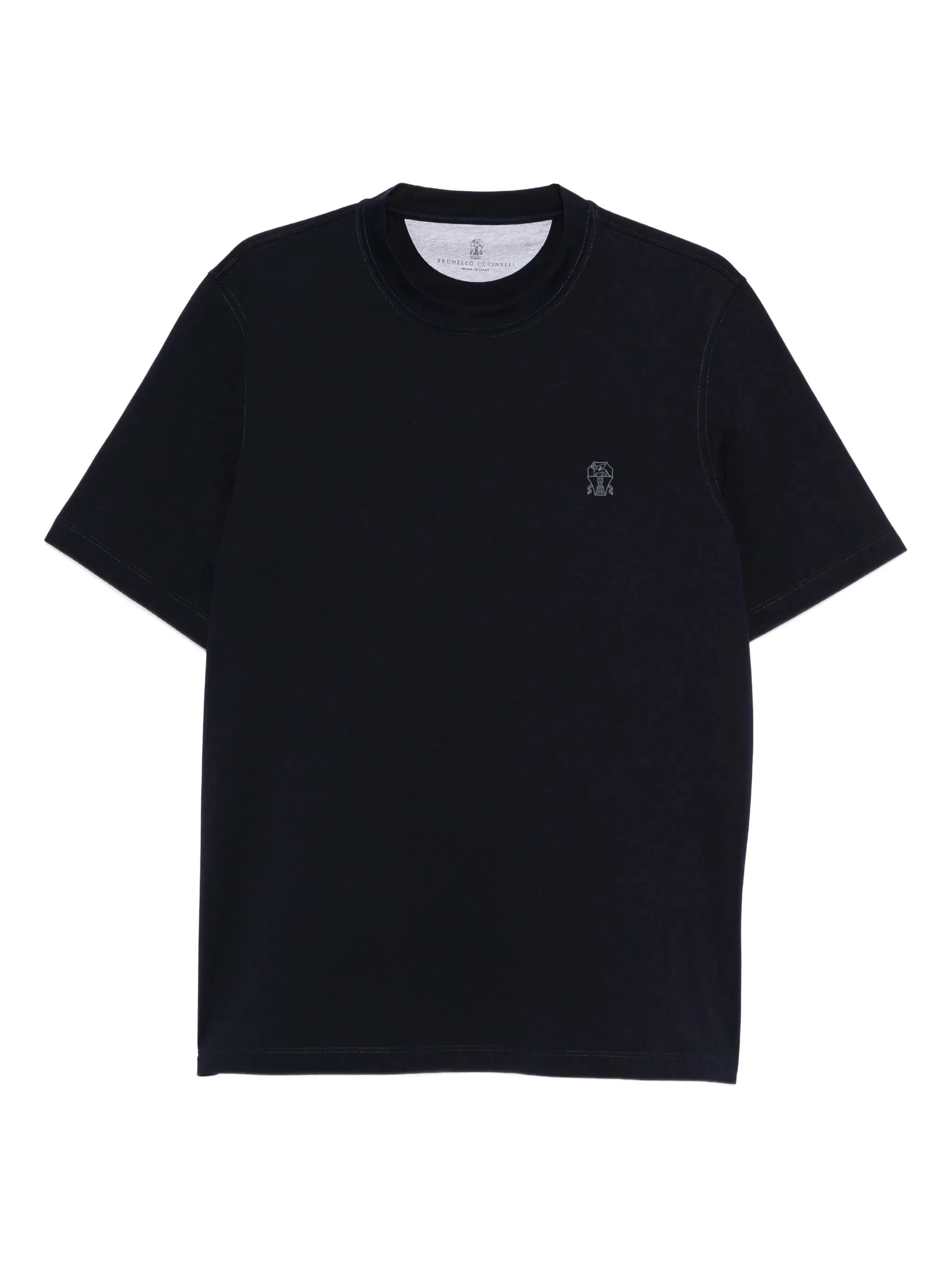 Brunello Cucinelli Logo-detail Crew-neck T-shirt - 1